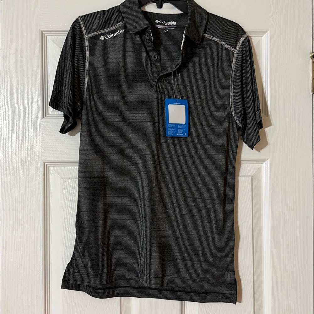 Columbia Charcoal Polo Shirt S